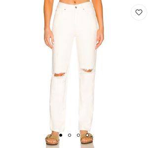 Free People We The Free The Lasso Jean in White Lightening NWT Size 29